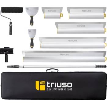Triuso Flächenspachtelset Aluminium 10-teilig