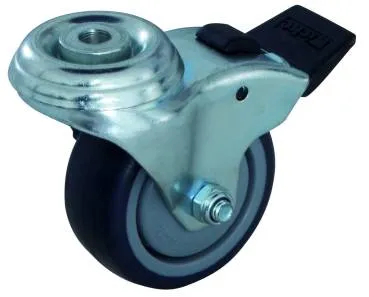 Lenkrolle mit Feststeller, Ø Lenkrolle mit Feststeller, Ø = 75 mm= 75 mmLenkrolle mit Feststeller, Ø = 75 mm