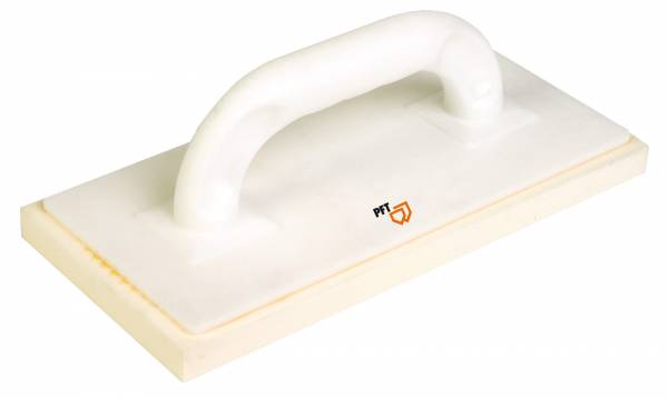Schwammscheibe 13 x 25 cm kpl., weiß, fein