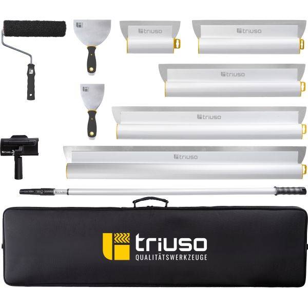 Triuso Flächenspachtelset Aluminium 10-teilig