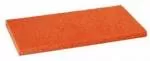 Ersatzgummi Schwammscheibe 15 x 29 cm, rot, grob, hart